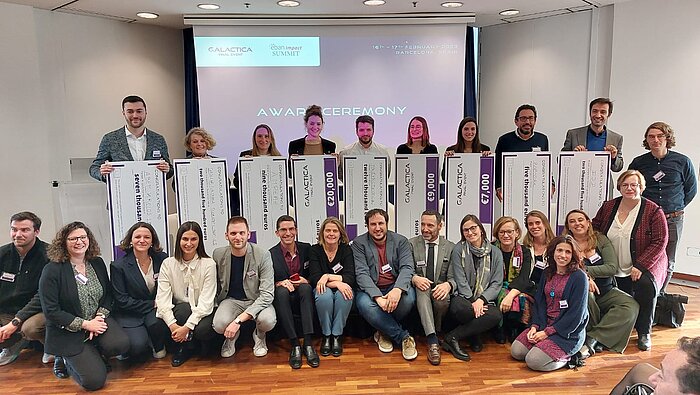 Galactica Abschlussevent Gruppenfoto {f:if(condition:'Galactica Project',then:' | Bild: © Galactica Project',else:'')