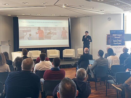 Galactica Abschlussevent Vortrag | © Galactica Project Galactica Abschlussevent Vortrag