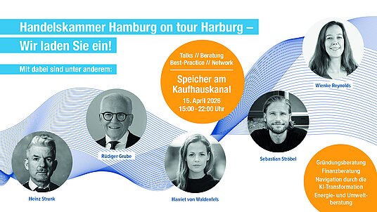 | © Handelskammer Hamburg Referenten Titelbild Handelskammer on Tour Harburg