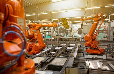 Roboter Industrie {f:if(condition:'Simon Kadula',then:' | Bild: © Simon Kadula',else:'')