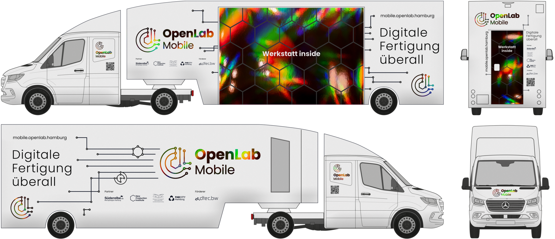 Visualisierung Open Lab Mobile Truck
