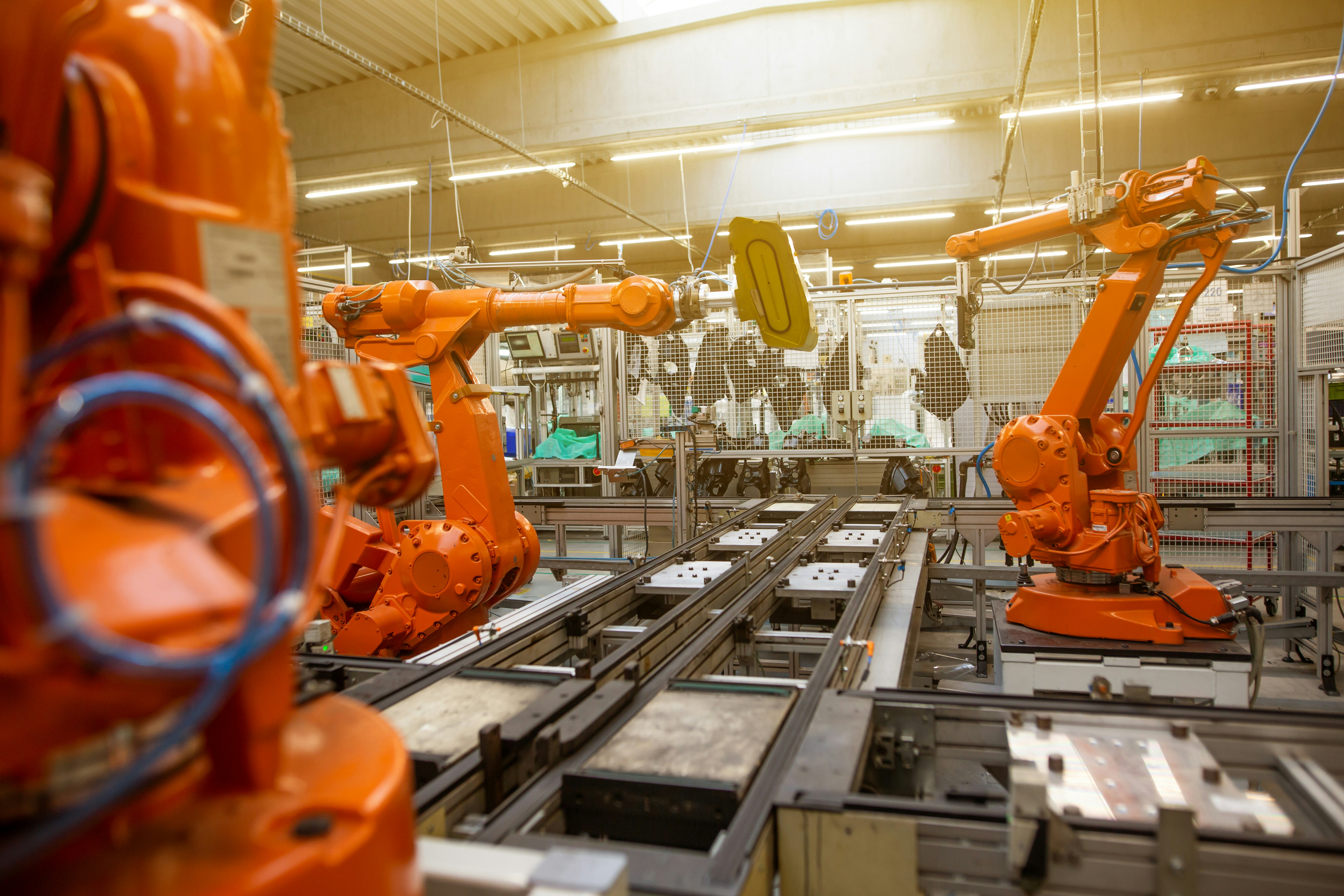 | Bild: © Simon Kadula / Unsplash Roboter Industrie {f:if(condition:'Simon Kadula',then:' | Bild: © Simon Kadula',else:'')
